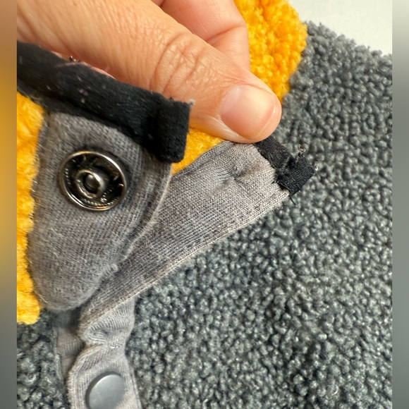 Dutch Bros Sherpa Fleece Colorblock 1/4 Snap Gorpcore Camp Coffee Size Small - Picture 6 of 9